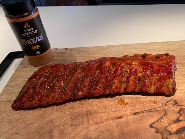 BBQ Pork Ribs on the Weber Q 6